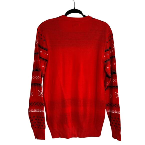 HOME ALONE New "Merry Christmas Ya Filthy Animal" Acrylic? Sweater Size M - Picture 3 of 5